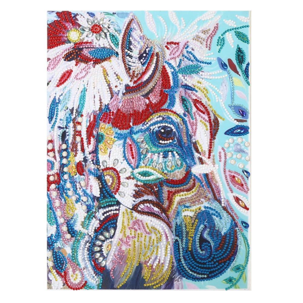 Buntes Pferd - Spezial Diamond Painting - Diamond Painting