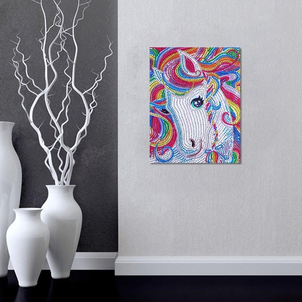 Buntes Pferd - Spezial Diamond Painting - Diamond Painting