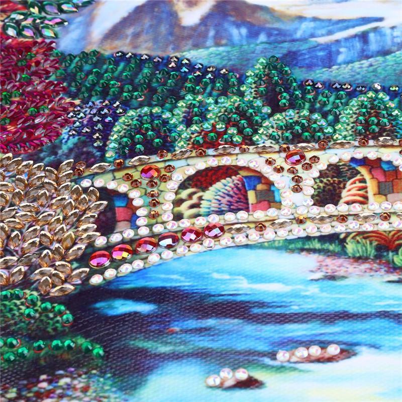 Prächtiges Schloss - Spezial Diamond Painting - Diamond Painting