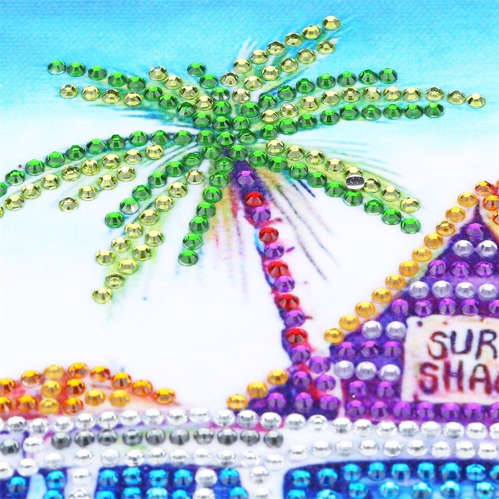 Hütte am Strand - Spezial Diamond Painting - Diamond Painting