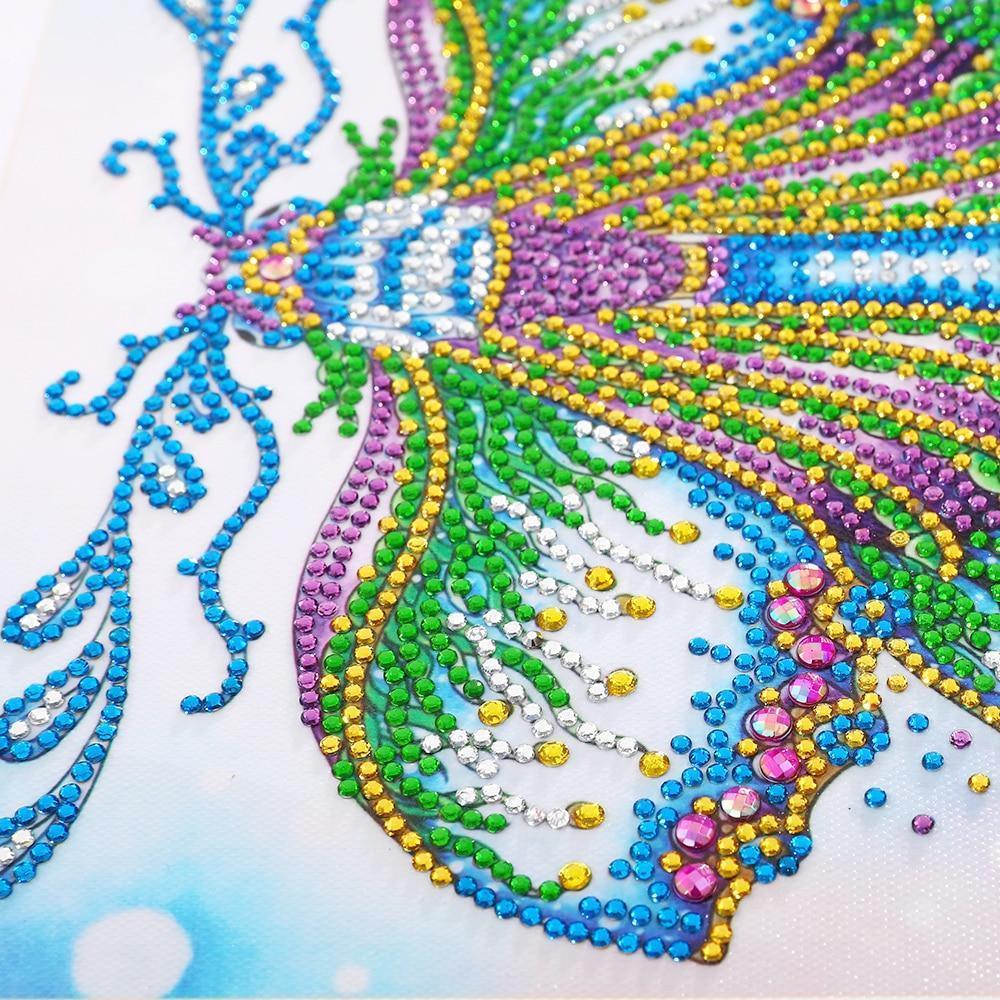 Magischer Schmetterling - Spezial Diamond Painting - Diamond Painting