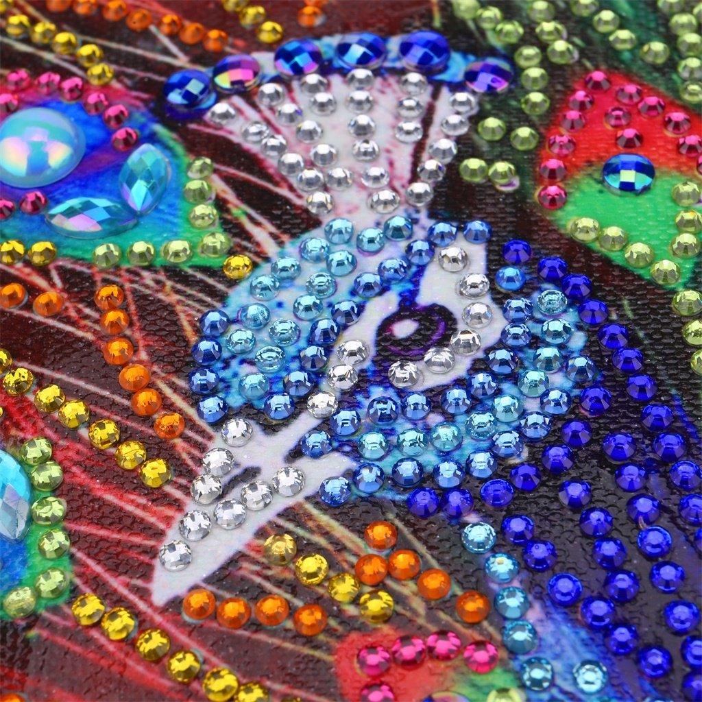 Atemberaubender Pfau - Spezial Diamond Painting - Diamond Painting