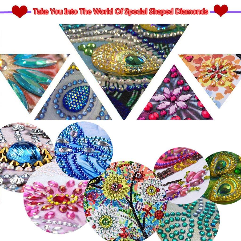 Atemberaubender Pfau - Spezial Diamond Painting - Diamond Painting