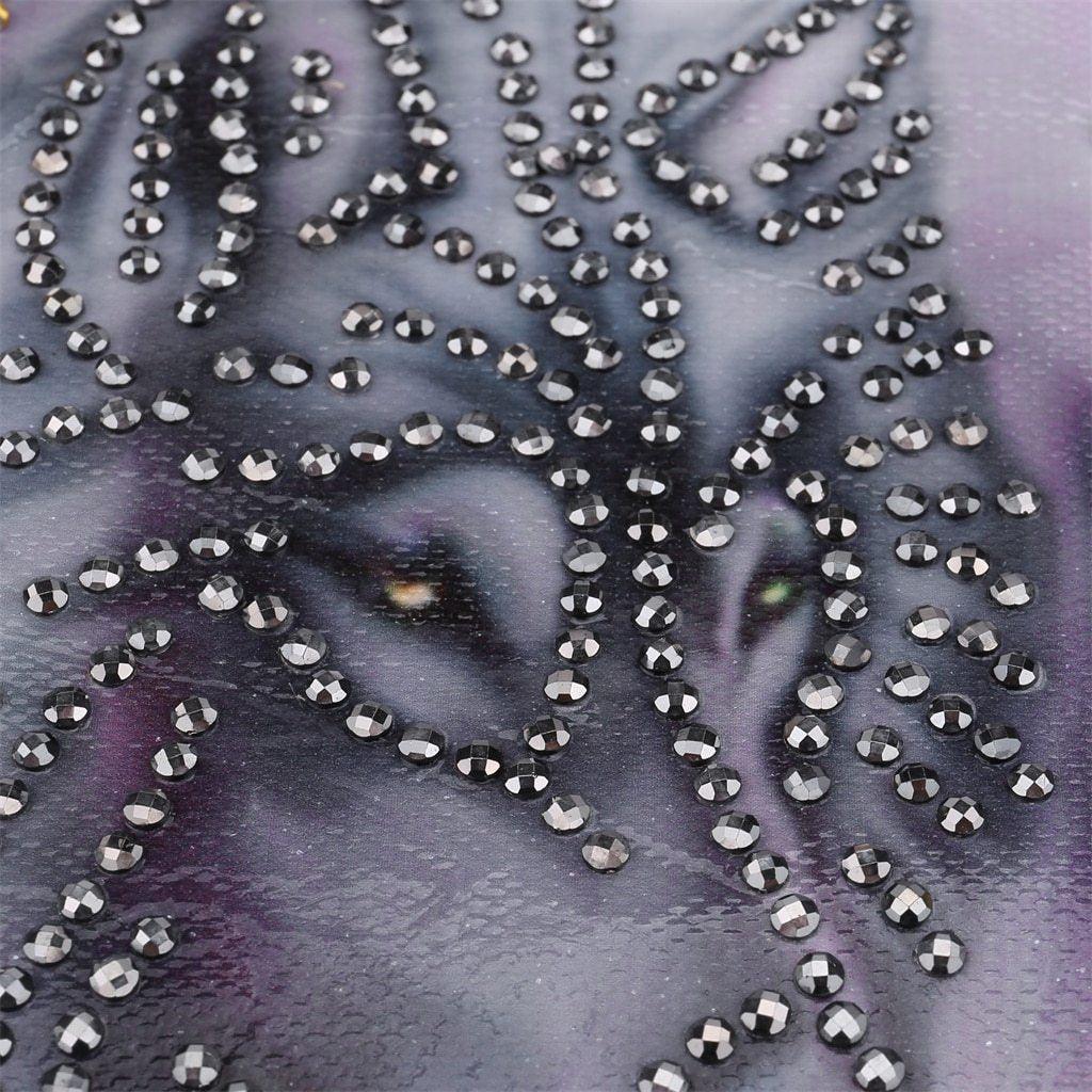 Mädchen mit Wolf Tattoo - Spezial Diamond Painting - Diamond Painting