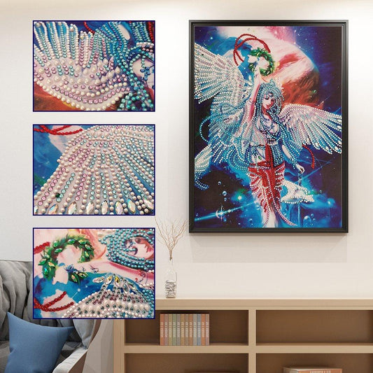 Schönes Engelsmädchen - Spezial DIamond Painting - Diamond Painting