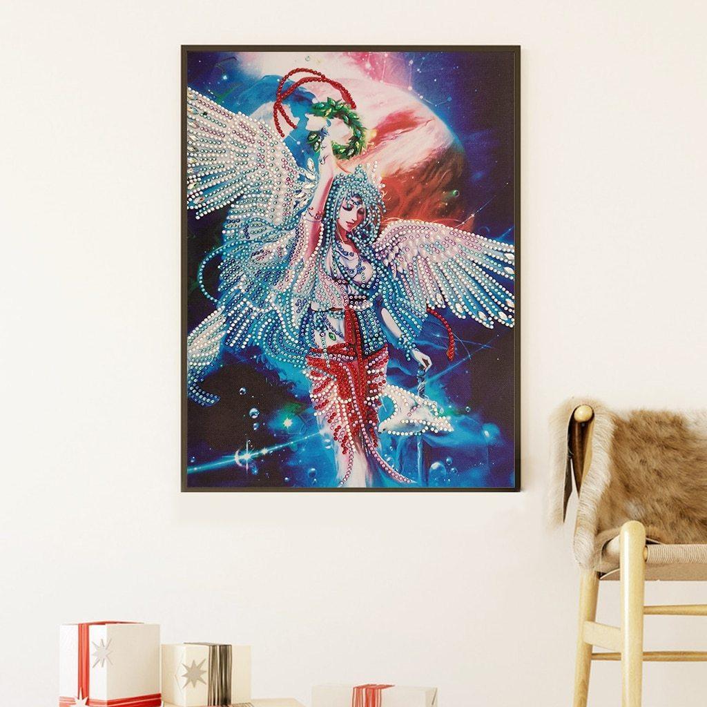 Schönes Engelsmädchen - Spezial DIamond Painting - Diamond Painting