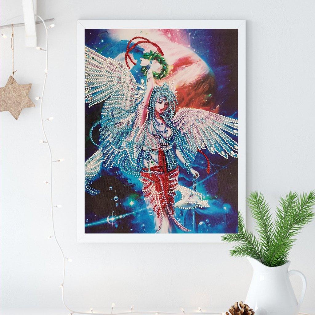 Schönes Engelsmädchen - Spezial DIamond Painting - Diamond Painting