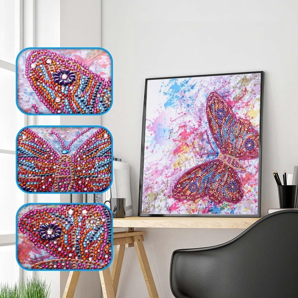 Bunter Schmetterling - Spezial Diamond Painting - Diamond Painting