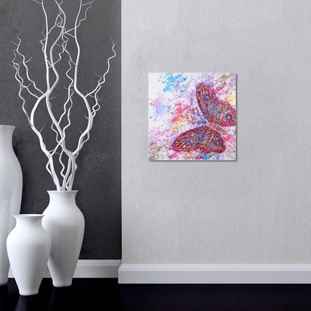 Bunter Schmetterling - Spezial Diamond Painting - Diamond Painting
