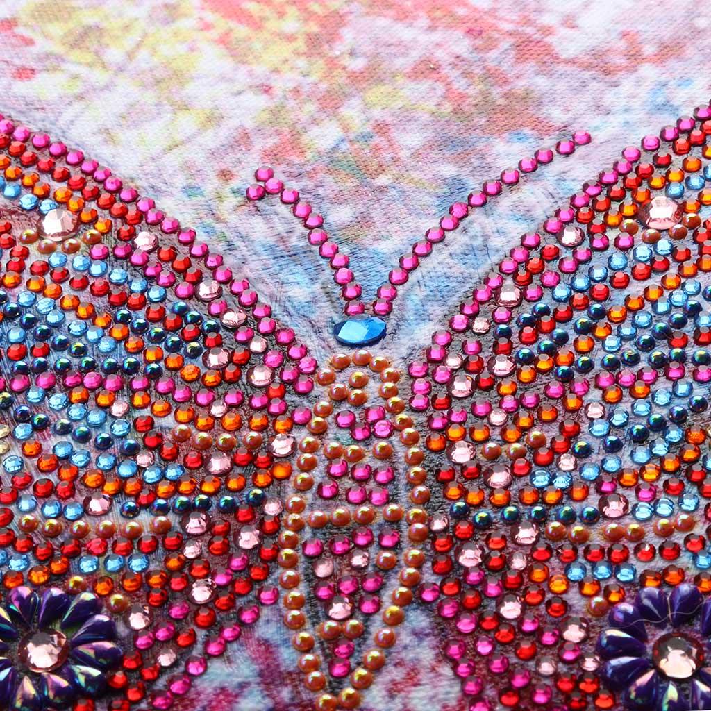Bunter Schmetterling - Spezial Diamond Painting - Diamond Painting