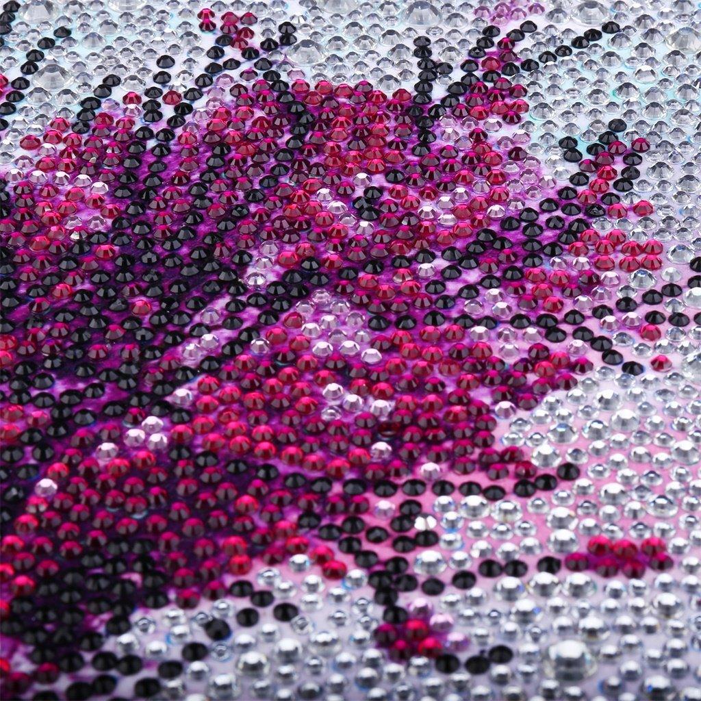 Lila Liebes herz baum - Spezial Diamond Painting - Diamond Painting