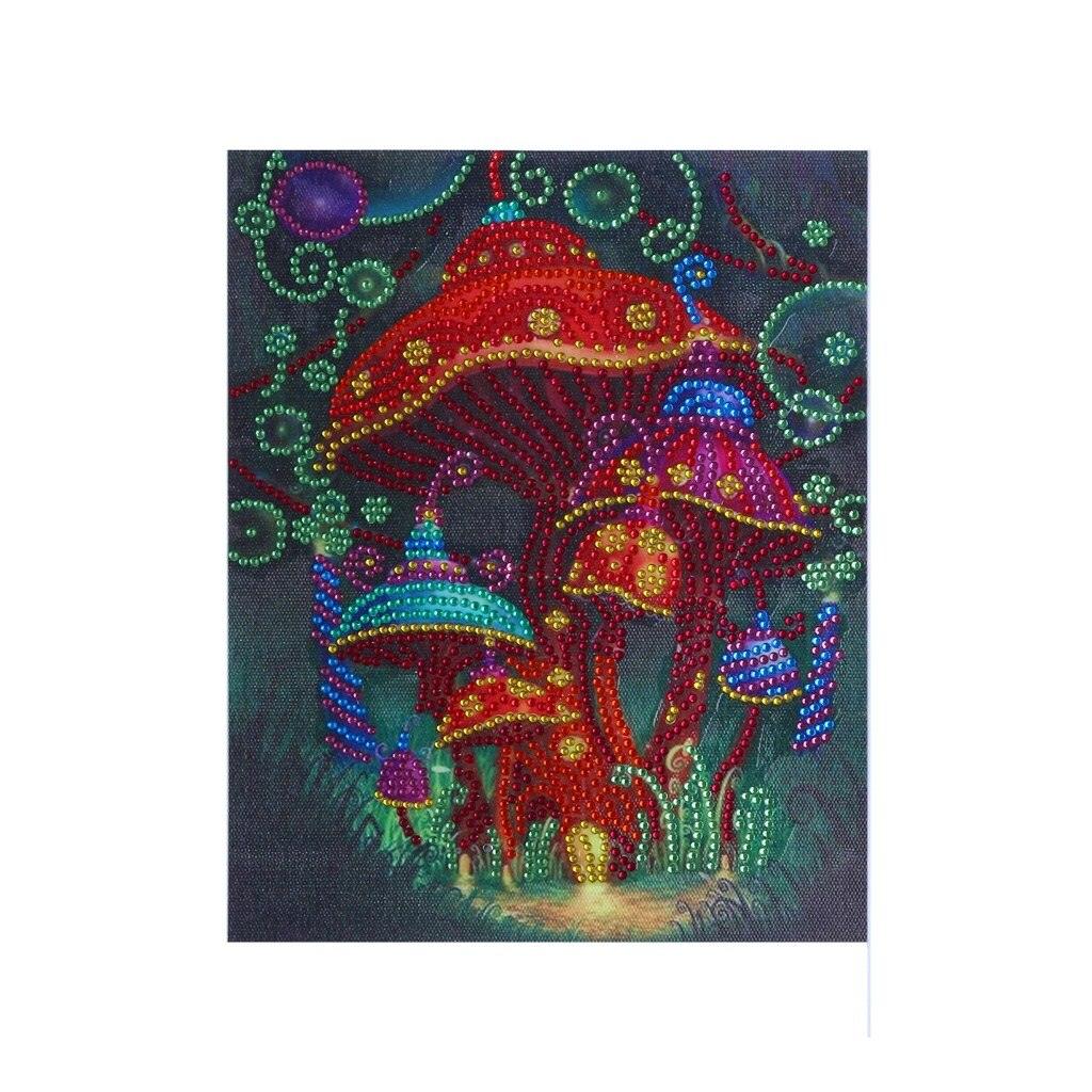 Basteln mit roten Pilzen - Spezial Diamond Painting - Diamond Painting