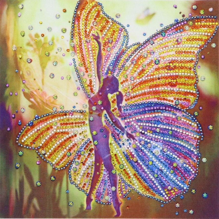 Schöne kleine Fee - Spezial Diamond Painting - Diamond Painting