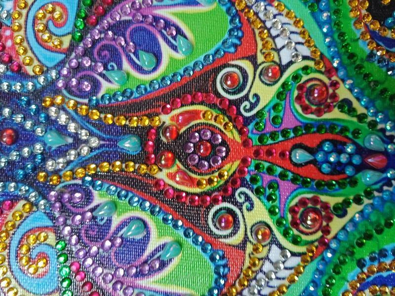 Abstrakte Illusion - Spezielle Form Diamond Painting - Diamond Painting