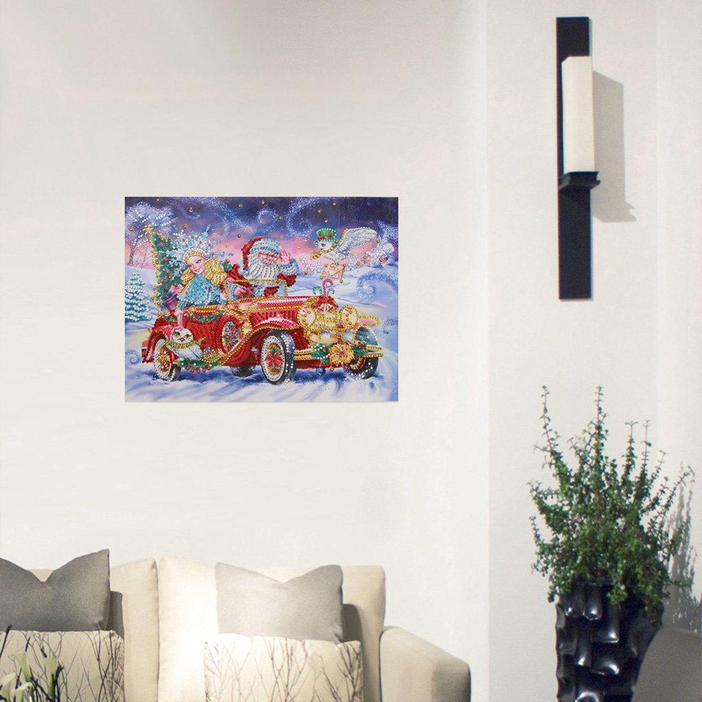 Weihnachtsauto - Spezielle diamond painting - Diamond Painting