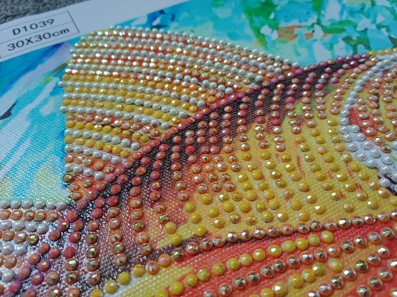 Gelber Samenfisch - Spezial Diamond Painting - Diamond Painting
