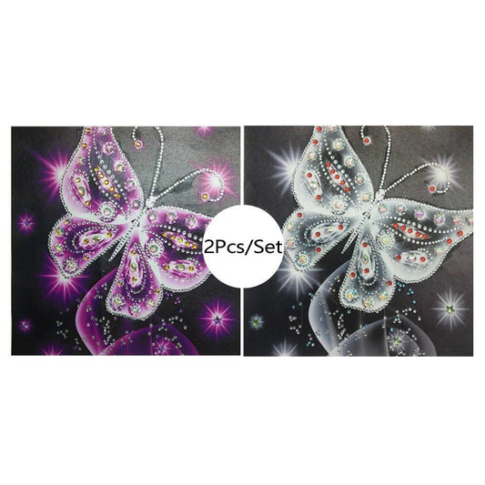 Kristallschmetterling - Spezial Diamond Painting - Diamond Painting