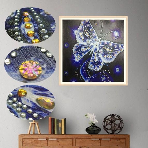 Kristallschmetterling - Spezial Diamond Painting - Diamond Painting