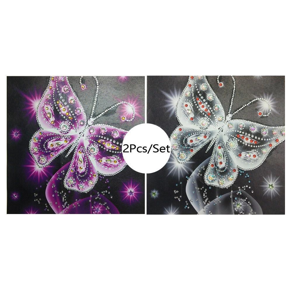 Kristallschmetterling - Spezial Diamond Painting - Diamond Painting