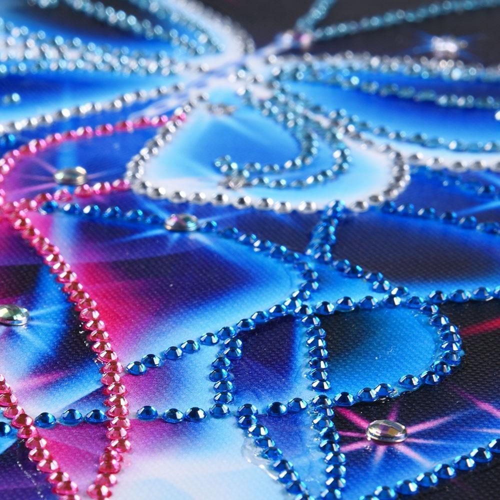 Neon Schmetterlingskristall - Spezial Diamond Painting - Diamond Painting