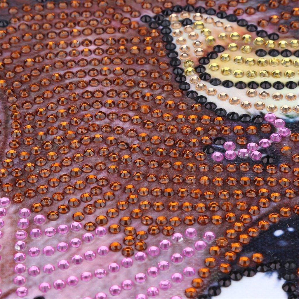 Giraffenfreundlich mit Vögeln - Spezial Diamond Painting - Diamond Painting