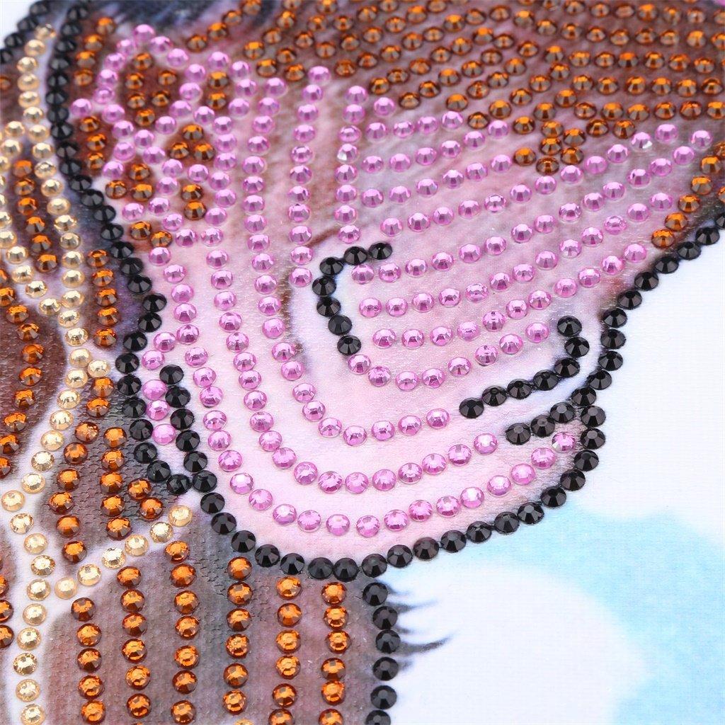 Giraffenfreundlich mit Vögeln - Spezial Diamond Painting - Diamond Painting