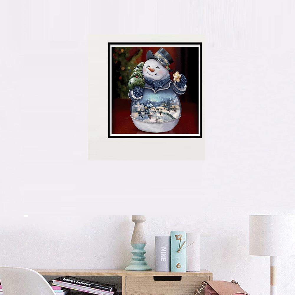 Schneemann Magischer Globus - Spezial Diamond Painting - Diamond Painting
