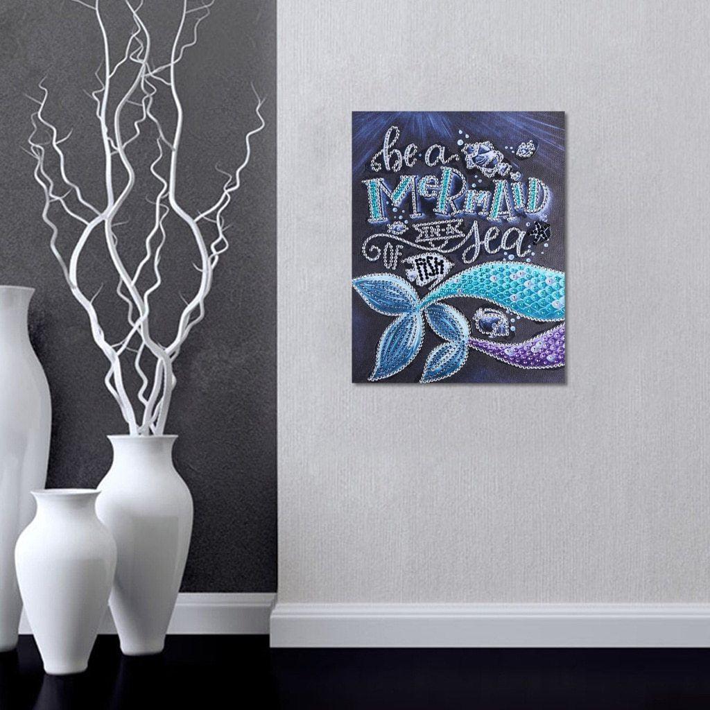 Sei eine Meerjungfrau - Spezial Diamond Painting - Diamond Painting