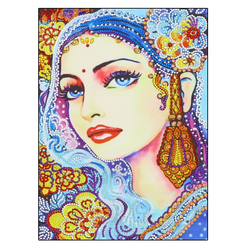 Schönheit des Mädchens - Spezial Diamond Painting - Diamond Painting