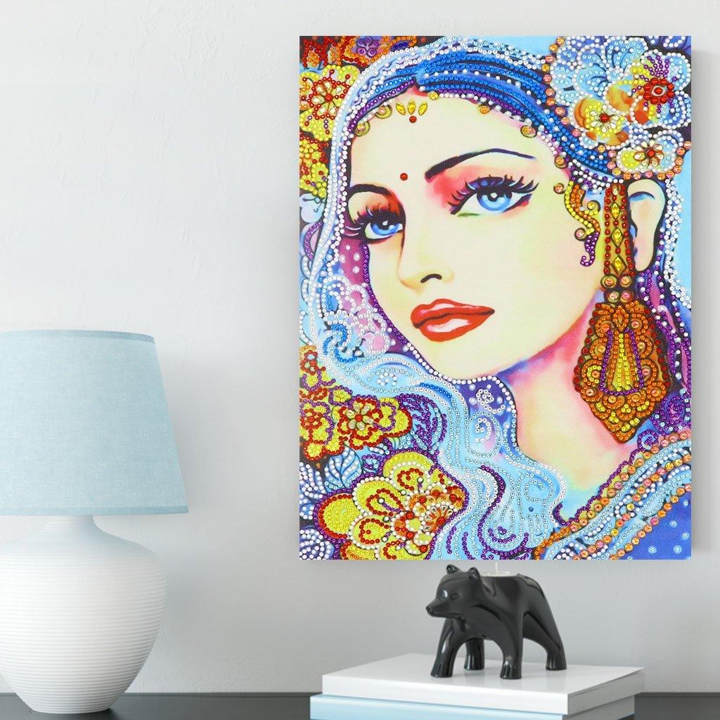 Schönheit des Mädchens - Spezial Diamond Painting - Diamond Painting