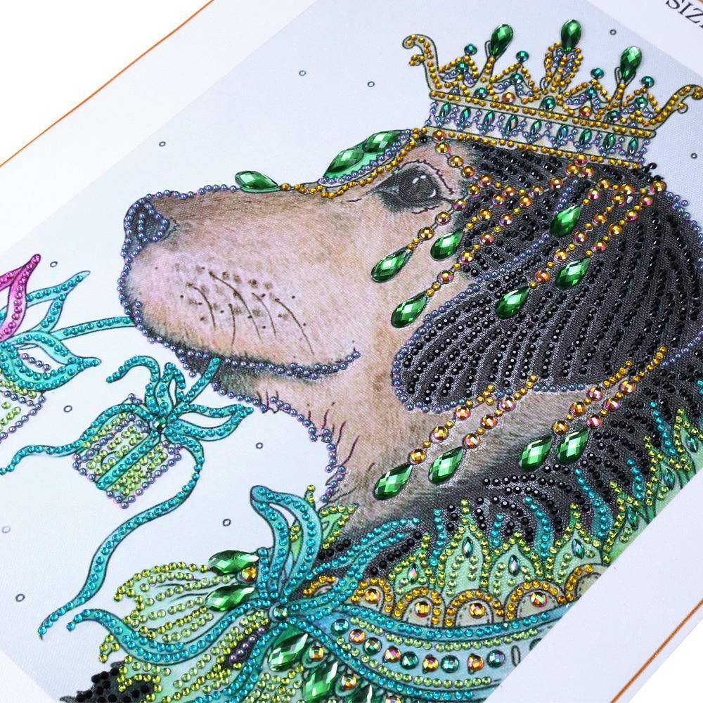 Königlicher Hund - Spezial Diamond Painting - Diamond Painting