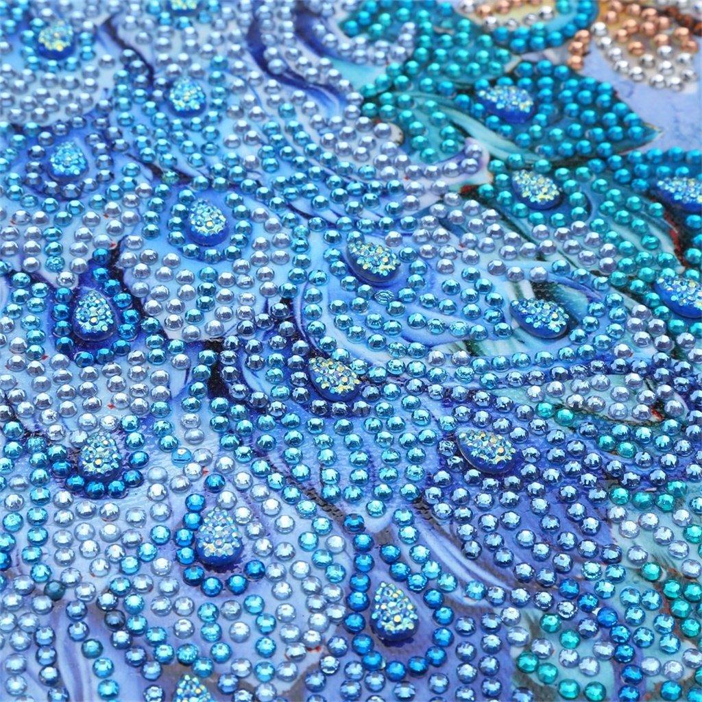 Schönes Pfauenpaar - Spezial Diamond Painting - Diamond Painting