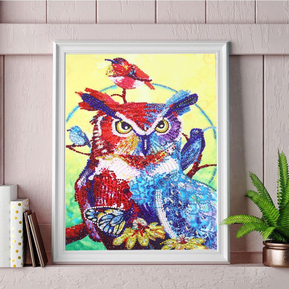 Eulenwächter - Spezial Diamond Painting - Diamond Painting