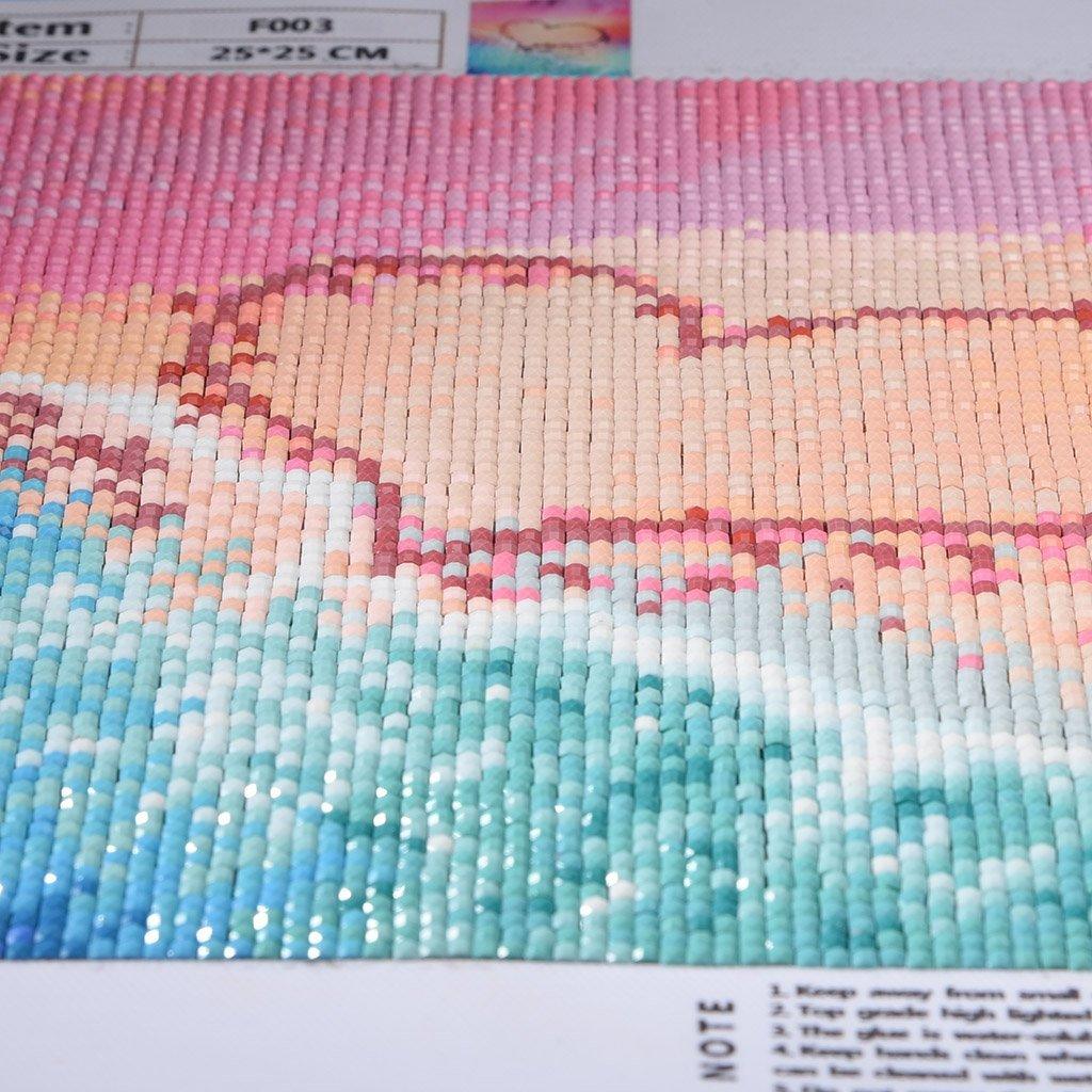 Liebesherz am Strand - Spezial Diamond Painting - Diamond Painting