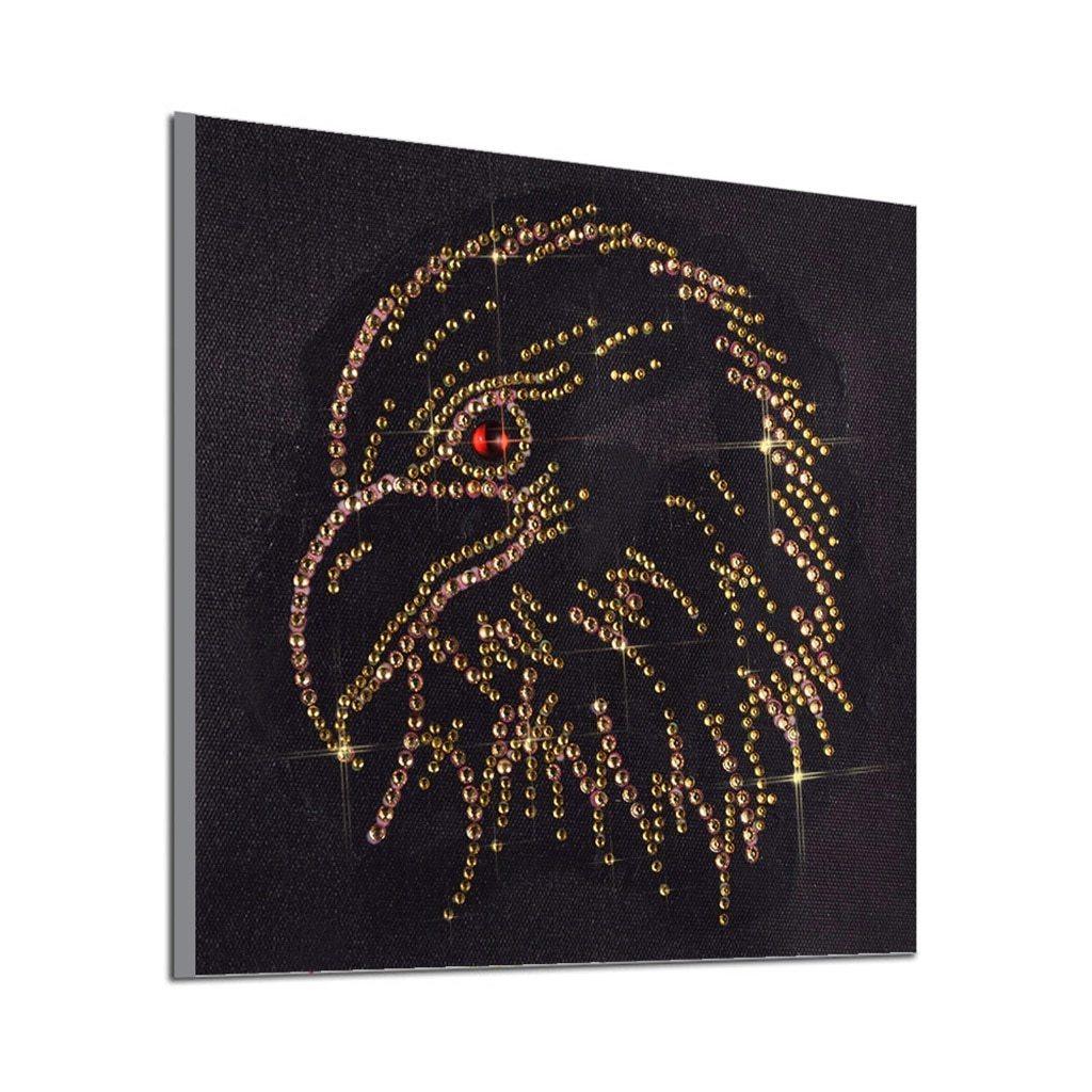 Gold adlerkopf - Spezial Diamond Painting - Diamond Painting