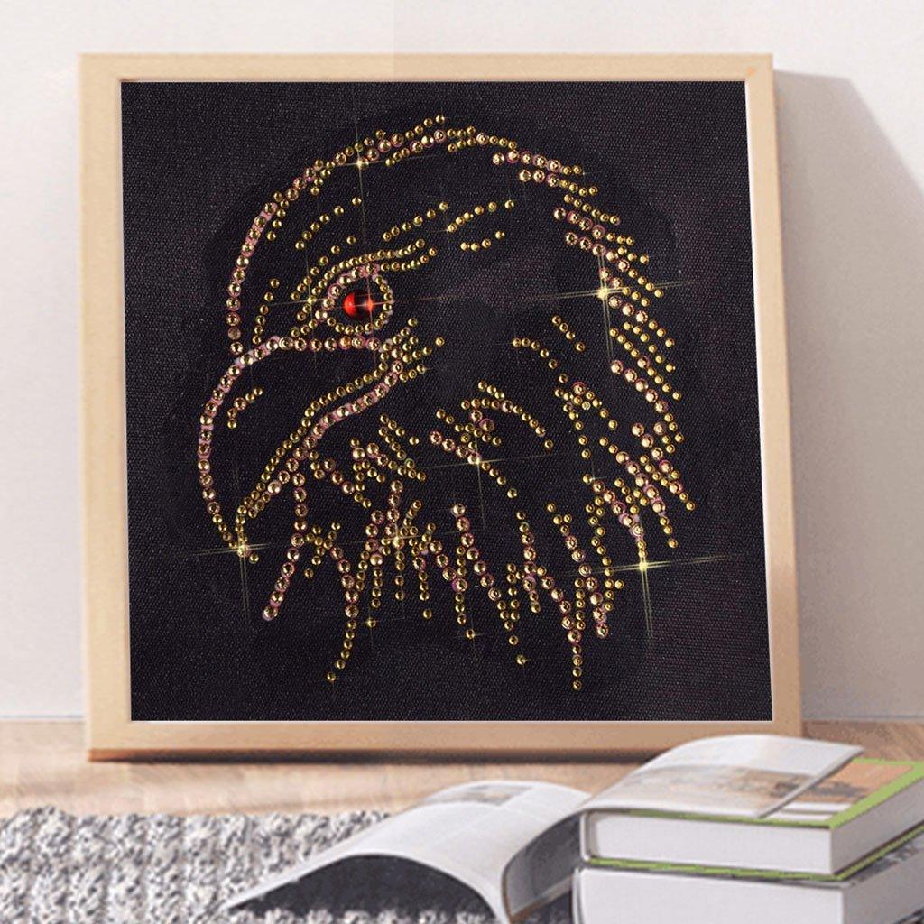 Gold adlerkopf - Spezial Diamond Painting - Diamond Painting