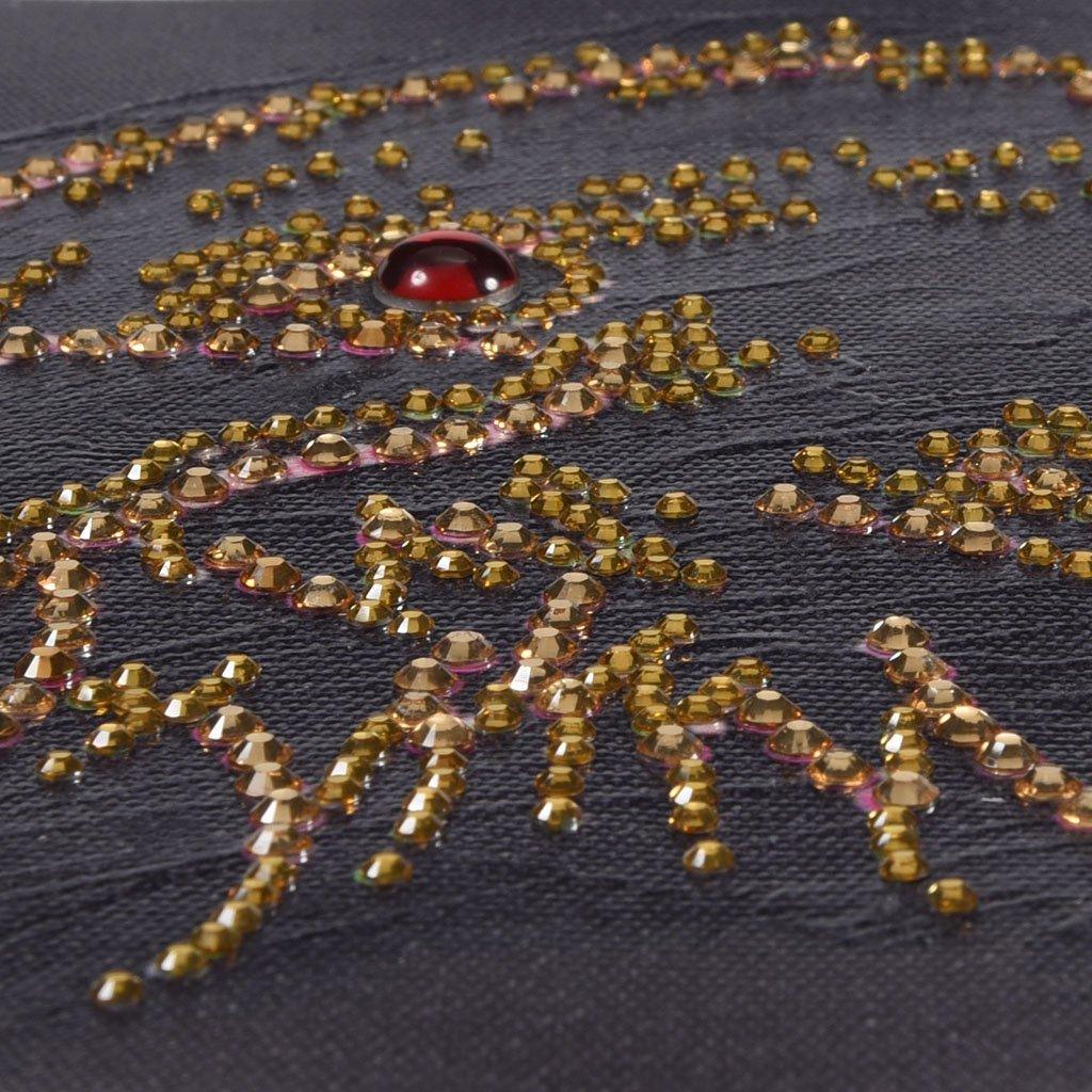 Gold adlerkopf - Spezial Diamond Painting - Diamond Painting