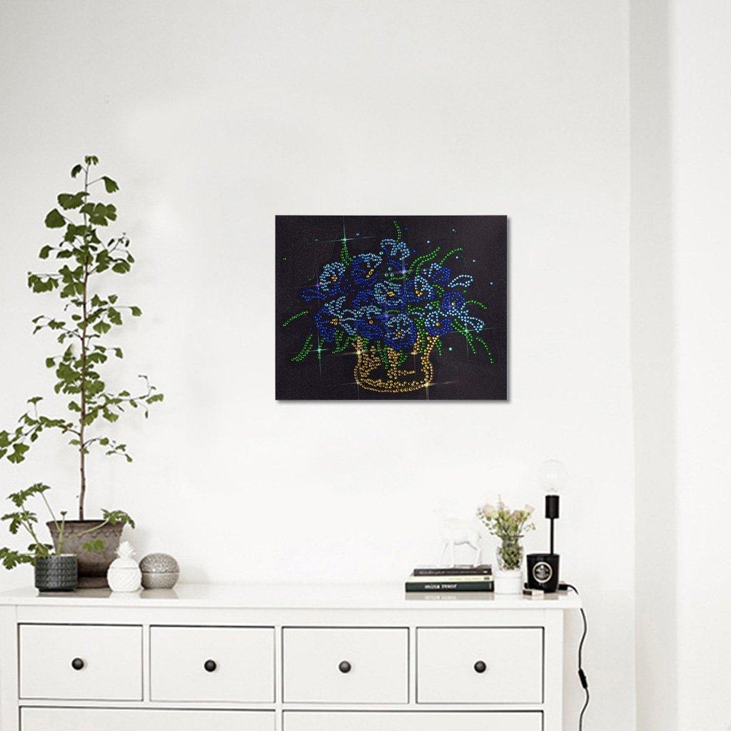 Eine Vase voller Blumen - Spezial Diamond Painting - Diamond Painting