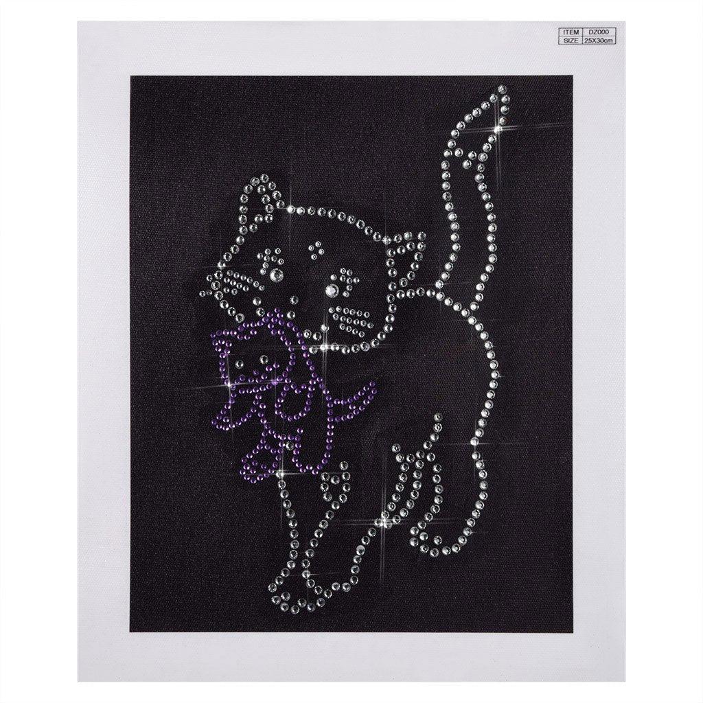 Kristall katzen kunst - Spezial Diamond Painting - Diamond Painting