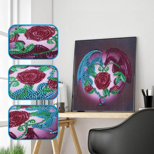 Drachen herz - Spezial Diamond Painting - Diamond Painting