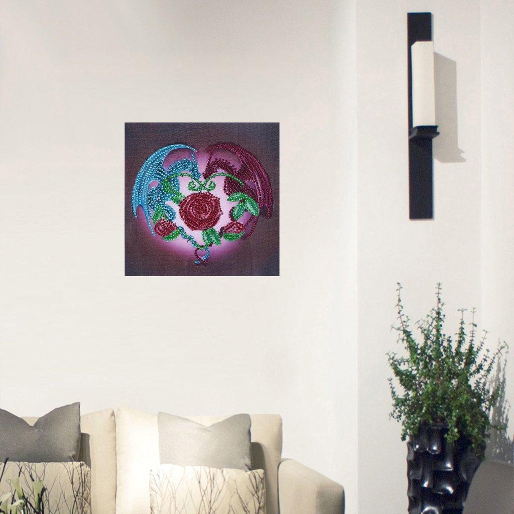 Drachen herz - Spezial Diamond Painting - Diamond Painting