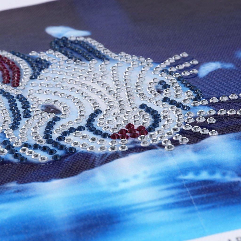 Kaninchen in der Nähe des Flusses - Spezial Diamond Painting - Diamond Painting