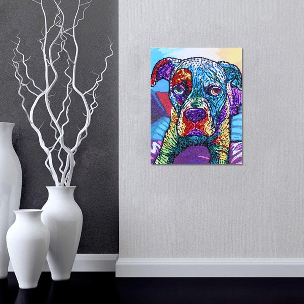 Bunter Hund - Spezial Diamond Painting - Diamond Painting
