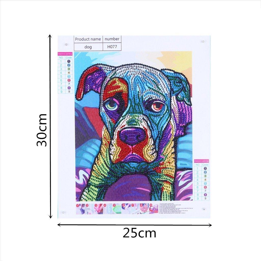 Bunter Hund - Spezial Diamond Painting - Diamond Painting