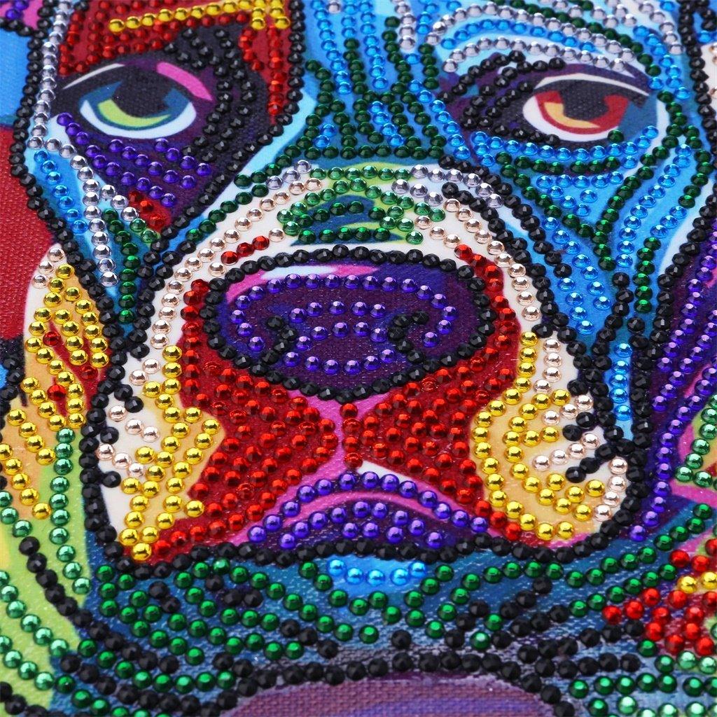 Bunter Hund - Spezial Diamond Painting - Diamond Painting