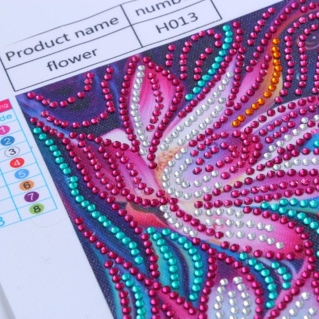 Blumen Abstrakt - Spezial Diamond Painting - Diamond Painting