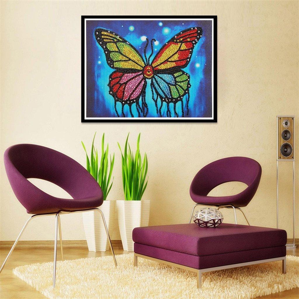 Magischer Schmetterling - Spezial Diamond Painting - Diamond Painting