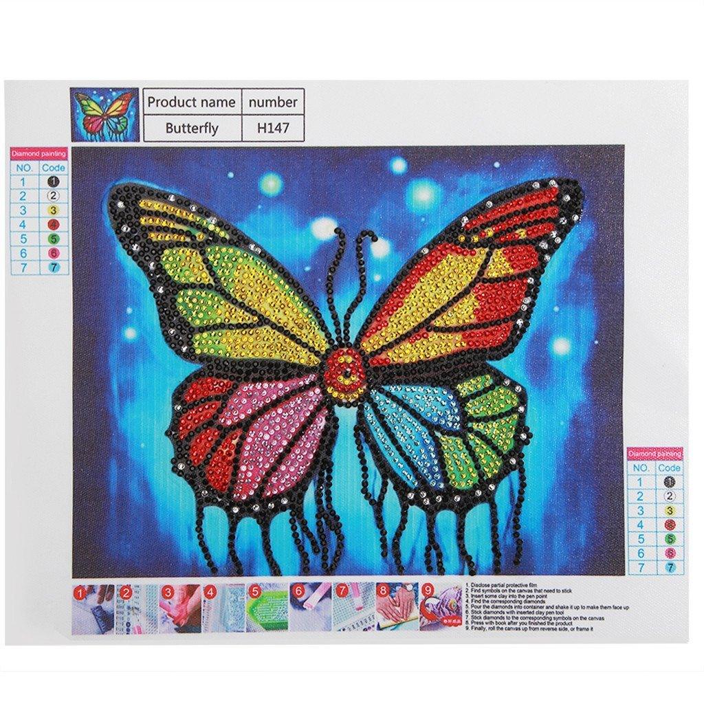 Magischer Schmetterling - Spezial Diamond Painting - Diamond Painting