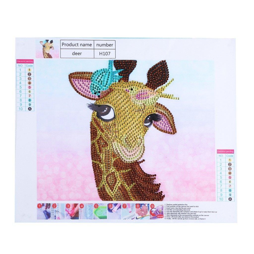 Giraffen-Schönheit - Spezial Diamond Painting - Diamond Painting