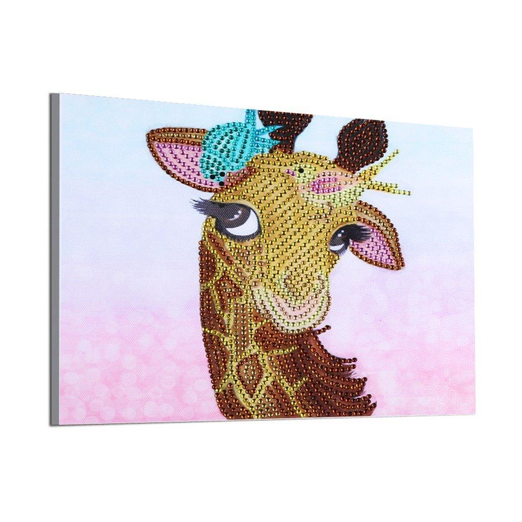 Giraffen-Schönheit - Spezial Diamond Painting - Diamond Painting